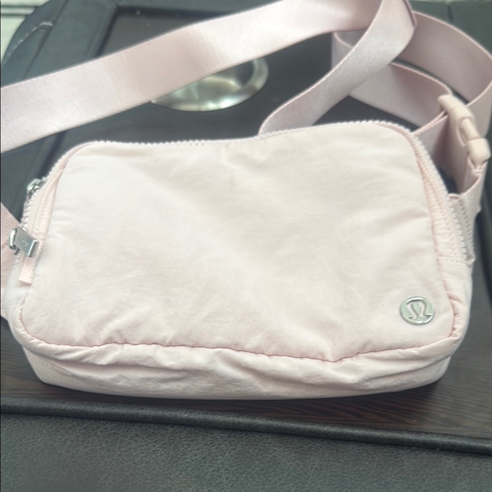 Lululemon Athletica Pink Crossbody Bag with Comfortable Strap